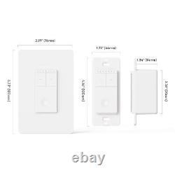 Dimmable Smart Dimmer Switch Set Compatible with Alexa Easy Installation