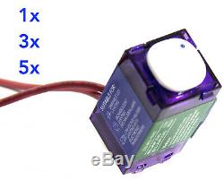 Dimmer LED Light Switch UNIVERSAL 5x Push Buton Progm HPM CLIPSAL Comptble 350va