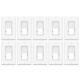 Dimmer Light Switch 3way For 300w Dimmable Led/cfl 600w Incandescent/halogen ×10