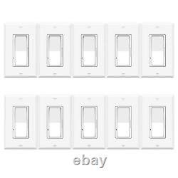 Dimmer Light Switch, LED Dimmer Switch, Full Range Dimming 10-Pack 120VAC