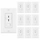 Dimmer Light Switch For Dimmable Led Halogen And Incandescent Bulbs White