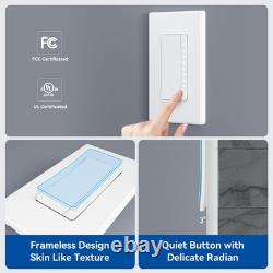 Dimmer Switch, Digital Dimmer Light Switch for LED Lights 150W, INC/HAL 450W