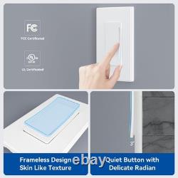 Dimmer Switch, Touch Dimmer Light Switch for LED Lights 150W, INC/HAL 450W, S