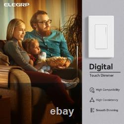 Dimmer Switch, Touch Dimmer Light Switch for LED Lights 150W, INC/HAL 450W, S
