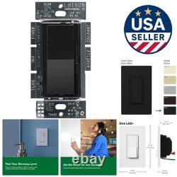 Diva Dimmer Switch for LED & Incandescent Bulbs, 150W Black Modern Control