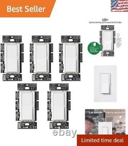 Diva LED+ Dimmer Switch 5-Pack Fast Install & Versatile Lighting Control