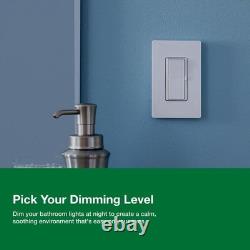 Diva LED+ Dimmer Switch for Dimmable LED Bulbs, 150-Watt/Single-Pole or 3-Way