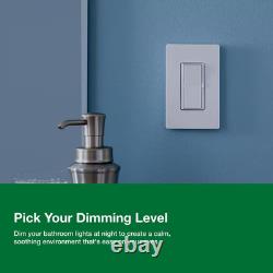 Diva LED plus Dimmer Switch for Dimmable LED Bulbs, 150-Watt/Single-Pole or 3-Wa