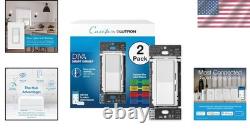 Diva Smart Dimmer Switch 2-Pack for LED Lights Alexa Compatibility, No Neutral