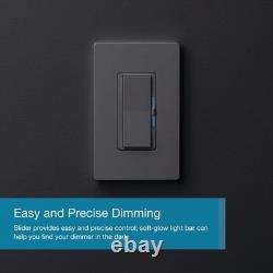 Diva Smart Dimmer Switch 2-Pack for LED Lights Alexa Compatibility, No Neutral