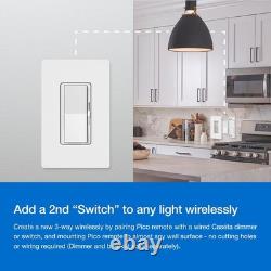 Diva Smart Dimmer Switch ELV+ for Caseta Lighting, 250-Watt LED, Neutral Requ