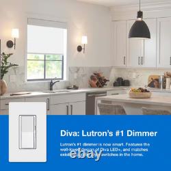 Diva Smart Dimmer Switch Starter Kit for Caseta Smart Lighting, with Smart Hub + Diva Smart Dimmer Switch Starter Kit for Caseta Smart Lighting, with Smart Hub +