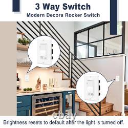 Double Dimmer Light Switch, Greencycle 20PK 3 Way Dimmer for LED/CFL & Halogen