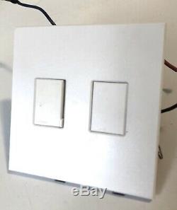 Double Light Switch Vareo Lutron V 600 Preset Dimmer 120 V And VETS 1000