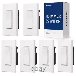 ELEGRP Digital Dimmer Light Switch for 300W Dimmable LED/CFL Lights and 600W