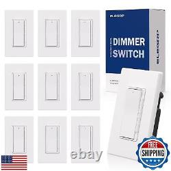 ELEGRP Digital Dimmer Light Switch for 300W Dimmable LED/CFL Lights and 600W