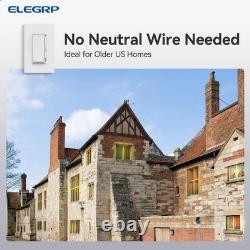 ELEGRP Digital Dimmer Light Switch for 300W Dimmable LED/CFL Lights and 600W