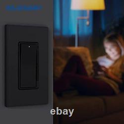 ELEGRP Digital Dimmer Light Switch for 300W Dimmable LED/CFL Lights and 600W