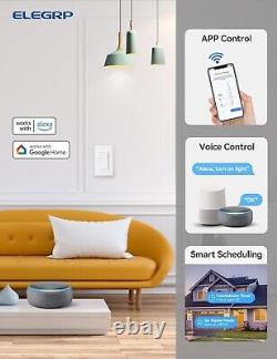 Effortless Lighting Control Smart Dimmer Switch with Scheduling & Voice Control