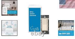 Elegant Diva Smart Dimmer Switch for Seamless Caséta Integration Light Almond