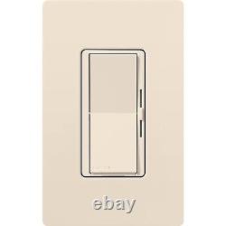 Elegant Diva Smart Dimmer Switch for Seamless Caséta Integration Light Almond