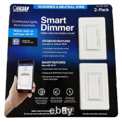 Feit Electric Wi-Fi Smart Dimmer 3-Way Switch Alexa Google Assistant (2 Pack)