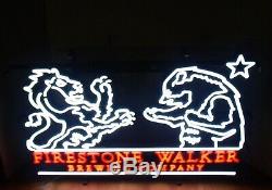 Firestone Walker Brewing Company LED Neon Lighted Bar Sign withDimmer Switch