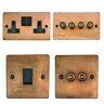 Flat Tarnished Copper Ftcb Light Switches, Plug Sockets, Dimmers, Cooker, Fuse