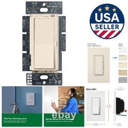 Flicker-Free 150W Dimmer Switch with Single-Pole/3-Way Control Diva Style