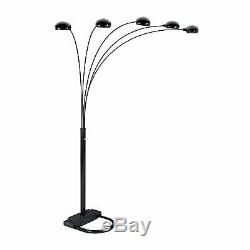 Floor Lamp Dimmer Switch Home Decor Lighting Black ORE International 5-Arms Arch