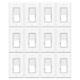 Full Range Dimming Single Pole/3-way Wall Plate Included 12-pk Dimmer Switch