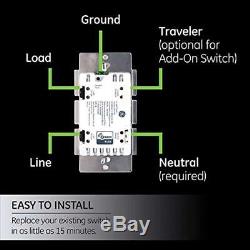 GE Z-Wave Light Switches Plus Smart Lighting Control Motion Sensor Dimmer /
