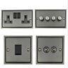 Highline Pewter Hpb Light Switches, Plug Sockets, Dimmers, Tv, Fuse, Cooker, Usb