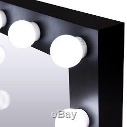 Home Hollywood Makeup Vanity Mirror Lighted Tabletops Mirror with Dimmer Switch