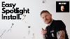 How To Install Spotlights Change Pendant To Downlights