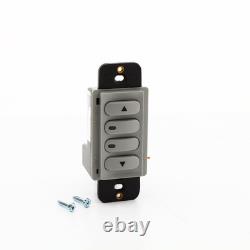 Hubbell DSC010GY Gray Low Volt Dimmer Switches 0-10V Latching/Momentary 10-Pack