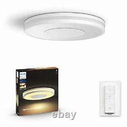 Hue Being White Ambience Smart Ceiling Light LED with Bluetooth, Dimmer Switch