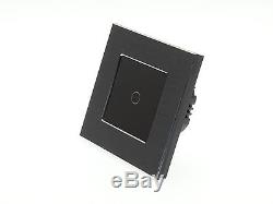 I LumoS Black Aluminium Frame Touch, Dimmer, Remote & WIFI LED Light Switches