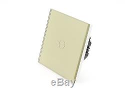 I LumoS Modern Glass Panel Touch, Dimmer, Remote and WIFI/4G LED Light Switches