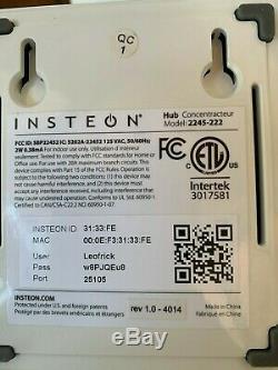 INSTEON Smartlabs Hub +7 dimmer switches, relay, programmable keypad Smart Light