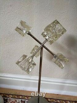 Ikea Ice Cube Floor Lamp and matching table lamp light dimmer switch pair