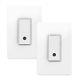 In-wall Smart Light Switch Dimmer Control Assistant No Hub Required 2-pack New