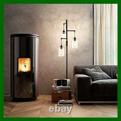 Industrial Floor Lamp W On/Off Dimmable Switch 3 Head Rustic Tree Standing Ediso