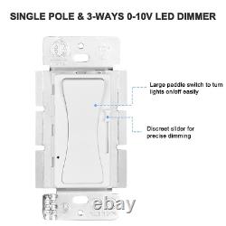 KEYGMA 0-10V LED Dimmer Switch, Low Voltage Dimmer Switch for Dimmable LED Light