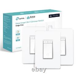 Kasa Smart Dimmer Switch HS220P3, Single Pole, Needs Neutral Wire