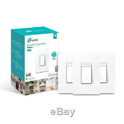 Kasa Smart Light Switch Dimmer (3-Pack) by TP-Link Reliable WiFi Connection