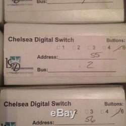 LC&D 37 Lighting Controls Chelsea 6 Button Digital Light Switch An Acuity Brand
