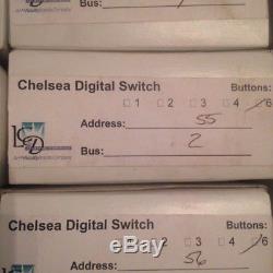 LC&D 50 Lighting Controls Chelsea 6 Button Digital Light Switch An Acuity Brand