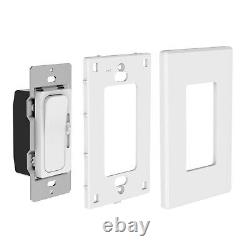 LED Dimmer Switch On/Off Wall Dimmer Switch with Dimmable Slide