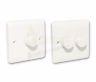 Led Dimmer Switch Single Or Double Light Switch Dimmable White 3w To 250w 240v